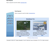 Tablet Screenshot of galaxynav.com